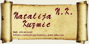 Natalija Kuzmić vizit kartica